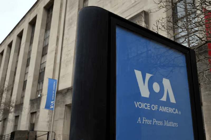 Voice of America Journalists Sue Trump Administration Over Worker’s First Amendment Violations