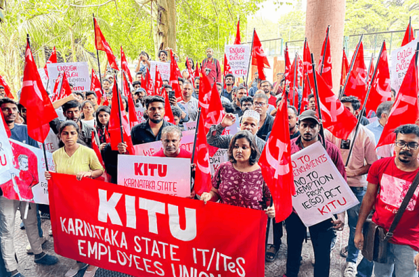 Bangalore IT Workers stage a Protest against unhealthy Work Culture, Strive for Work-Life Balance