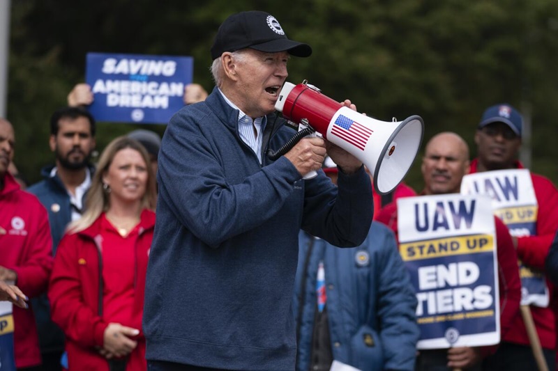 Joe Biden Addresses Blue Collar Workers At UAW Conference