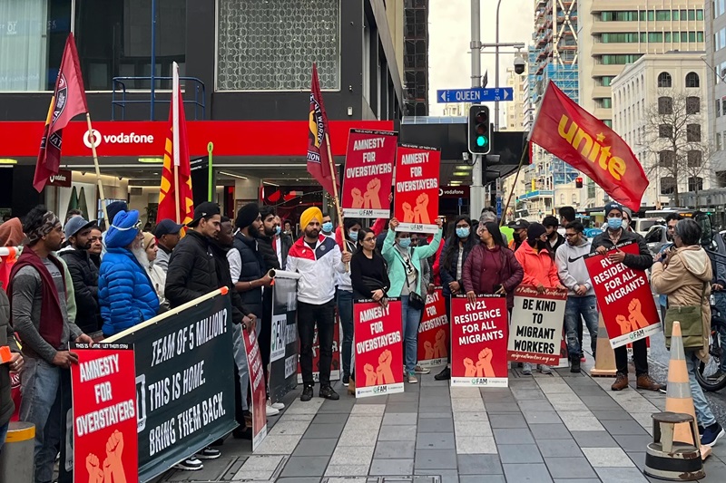 migrant workers rally for rights in new zealand