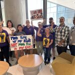 California state workers protest