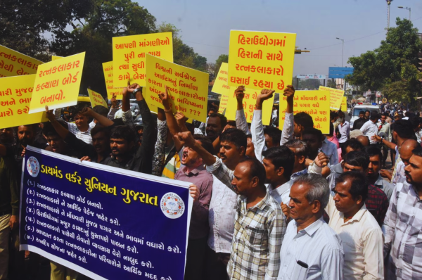 Surat’s Diamond Workers Strike