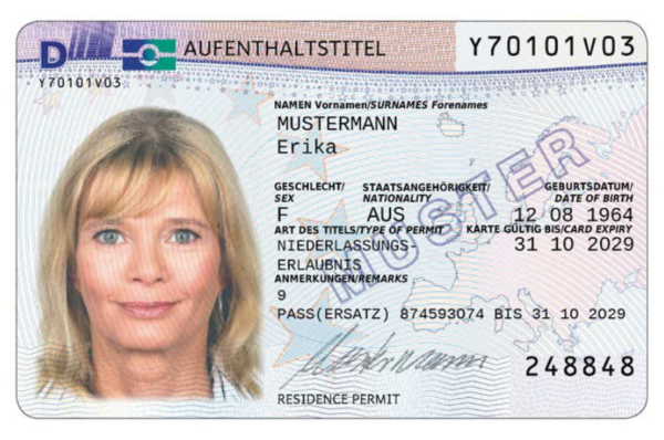 under german residence law over 50000 migrants applied