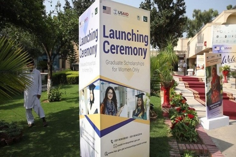 700 additional scholarships for graduate level woman in Pakistan: US embassy