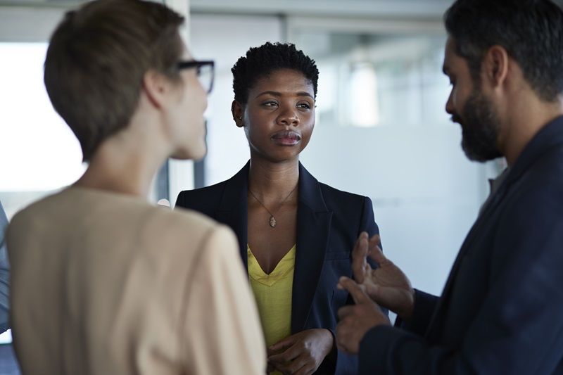 business people having discussions in meeting room